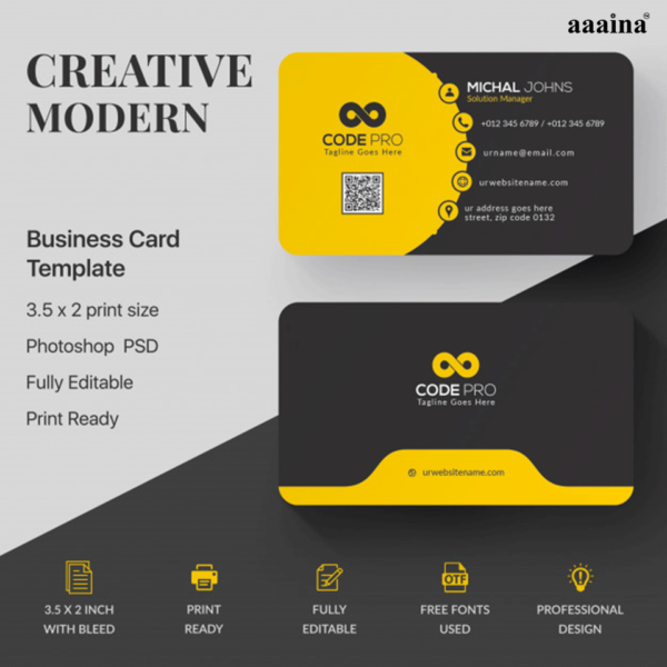digital business cards designing
